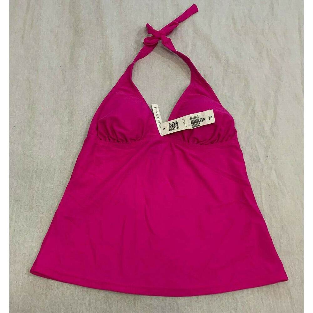 NWT QUINTSOUL WHITE LABEL WOMENS SWIM TANKINI TOP SIZE XS